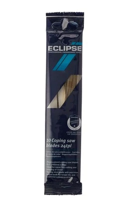 Eclipse Laubsägeblätter 165 mm 24 TPI 10 Stück Federstahl OVP Holz NEU - Bild 1 von 4