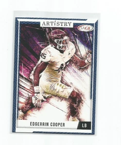 EDGERRIN COOPER (Texas A&M) 2023 SAGE ARTISTRY PRE-ROOKIE CARD #71 - Picture 1 of 1