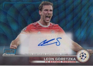 2022-23 Topps Stadium Club UCC - Leon Goretzka - 36/75 AUTO - Picture 1 of 2