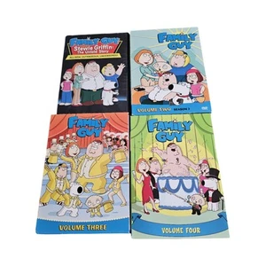 Family Guy DVD Lot Volumes 2, 3, & 4 Plus Stewie Griffin: The Untold Story Good - Picture 1 of 5
