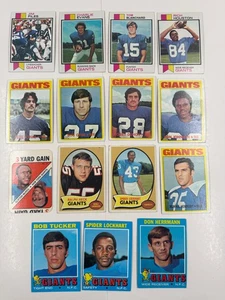 1970-1973 NY Giants 15 Card Lot Clifton McNeil Bob Grim Ralph Heck Ron Johnson - Picture 1 of 9