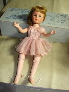 Vintage 1950s BELLE DOLL & TOY 18" Fashion Doll Ballerina in Box - Picture 1 of 17