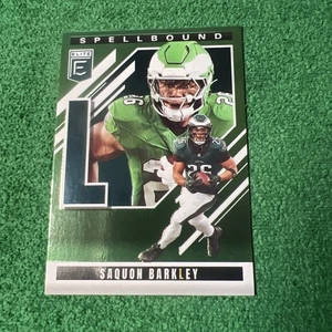 Donruss Elite Saquon Barkley 2025 encuadernado con hechizos "L" verde combinación de colores - Imagen 1 de 7