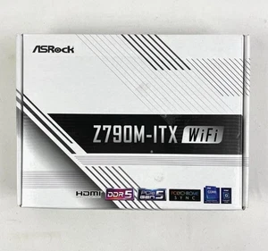 ASRock Z790M-ITX WiFi LGA 1700 Mini-ITX Intel Motherboard - Afbeelding 1 van 3
