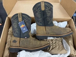 thorogood herren 11,5 EE Square Toe Western Arbeitsstiefel - Bild 1 von 6