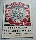 NSW VS QUEENSLAND RARE 1952 RUGBY LEAGUE PROGRAMME!