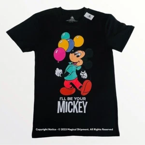 NWT! Disney Parks - Mickey Mouse - "I'll Be Your Mickey" T-Shirt for Men | S - Picture 1 of 3