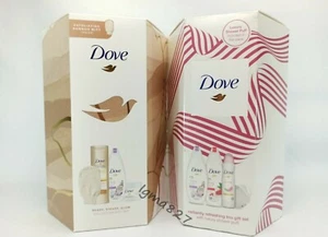 Dove Relaxing Fresh Body Wash Body Scrub Bamboo Mitt Antiperspirant Women Gift - Picture 1 of 3