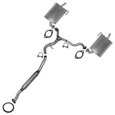 Resonator Pipe Muffler Exhaust System Kit fits: 2005-2009 Subaru Outback 3.0L - Image 1 of 4