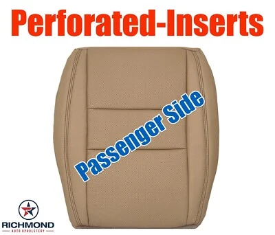 Cubierta de asiento de cuero inferior para pasajero Dodge Durango Citadel 2011-2017 color oscuro Foto 1 de 4