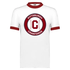Pittsburgh Crawfords Ringer T-shirt A1 | Negro Leagues Baseball Team - Picture 1 of 5