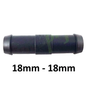 Conector de manguera recto 18 mm plástico conector manguera - Imagen 1 de 3