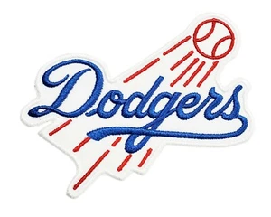 Los Angeles Dodgers World Series MLB Baseball Iron On Patch Tommy Lasorda - Picture 1 of 3