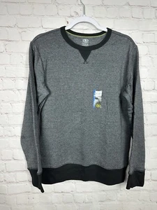 Athletic Works Boys black Fleece Lined Crewneck Sweatshirt Sz 2X, NWT - Picture 1 of 6