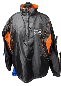 Chaqueta Pullover Philadelphia Flyers 1/4 Cremallera Polar con Bolsillos Majestuosa Grande - Imagen 1 de 7