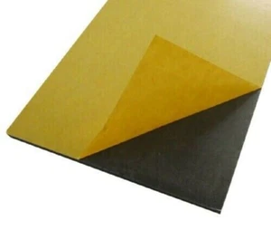 Schwamm Gummi grau extra klebrige Schaumstofffolie selbstklebende Dichtungen Dichtungen - Bild 1 von 4