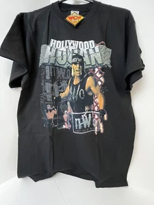 Vintage 1998 Hollywood Hulk Hogan T-shirt NWO Black Large WCW WWE WWF NEW RARE - Picture 1 of 8