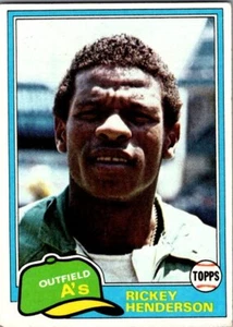 1981 Topps #261 Rickey Henderson - Bild 1 von 2