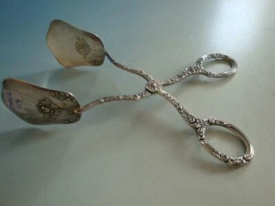 RSHK16-024: Kuchenzange Hildesheimer Rose 800er Silber  - Bild 1 von 3