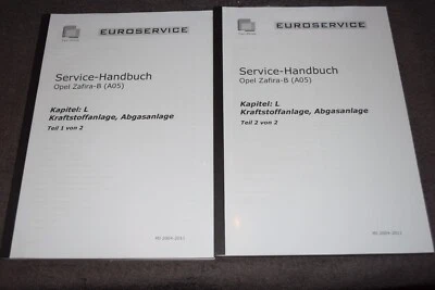Reparaturanleitung Service Handbuch Kraftstoffanlage Opel Zafira B 2004-2011 - Bild 1 von 4