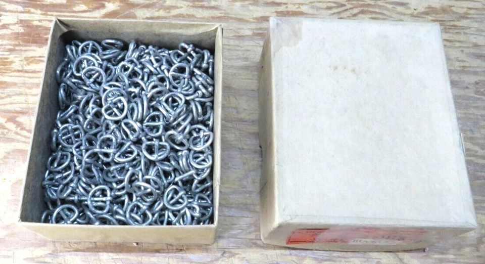 Antique Five Gross Box (Approx. 720) of Anchor Brand 3/8" Wire Buckles - Image 1 of 4