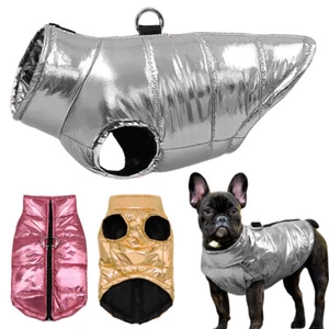 Impermeable Pequeño Mediano Perros Ropa de Invierno Cálido Mascota Cachorro Abrigo Chaqueta Chihuahua - Imagen 1 de 21