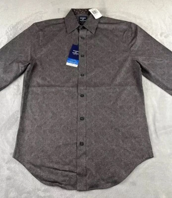 Society Of Threads Long Sleeve Paisley Print Slim Fit Button Up shirt size Small - Image 1 of 4