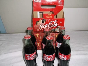 Coca Cola Weihnachten 2000 Sixpack Limited Edition ungeöffnet mit Papierbehälter - Bild 1 von 9