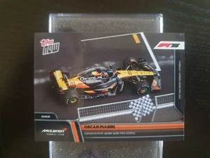 2025 F1 Topps Now #21 Piastri - Converts First Career Pole Into Victory - Picture 1 of 5