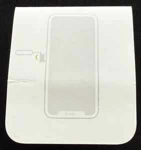 Apple SIM Card Tray Eject Removal Tool for iPhone 13 and Earlier with 2 Stickers - Picture 1 of 3