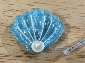 Clam Shell Sea Green - 2009 Authentic Jibbitz Crocs Shoe Charm - Picture 1 of 3