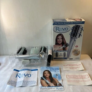 VINTAGE REVO STYLER ROTATING HAIRBRUSH HAIR BRUSH STRAIGHTENER ANTI TANGLE - Picture 1 of 24