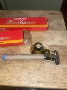 Brasscraft brillo latón pulido pvd ángulo de sudor tope CS40B BRL - Imagen 1 de 5