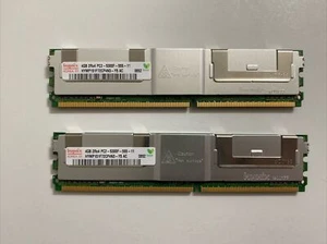 Pair (2) Hynix 4GB 2Rx4 PC2-5300F-555-11 HYMP151F72CP4N3-Y5 AC - Picture 1 of 3