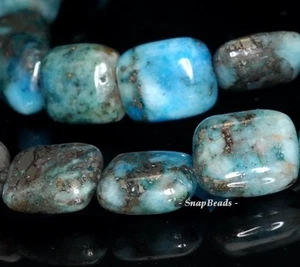INCLUSIONES DE CUARZO RECTÁNGULO DE PIEDRA PRECIOSA AZUL LAGOON CUENTAS DE 16 pulgadas - Imagen 1 de 1