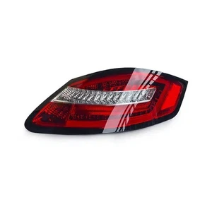 Porsche Boxster 987 Cayman 981 style LED Tail Lights Red Clear 2005-2008 - Picture 1 of 7