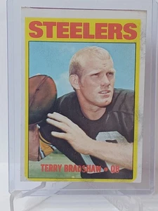 1972 TOPPS PITTSBURGH STEELERS TERRY BRADSHAW CARD #150 Fire Rescue-Read - Picture 1 of 2