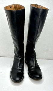 Frye Tall Melissa Button Back Zip Riding Boots Size 7.5 - Picture 1 of 13