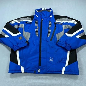 Spyder Dermizax-EV Ski Jacket Womens Large Blue Insulated Waterproof Snow Winter - Picture 1 of 22