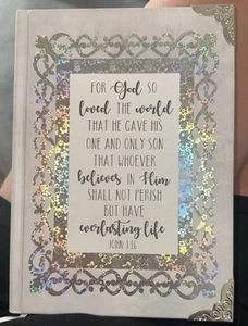Trust In God Journal Notizbuch Christlicher Glaube Notizbuch Größe 9x6 Johannes 3:16 - Bild 1 von 8