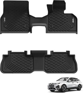 3W Floor Mats Fit BMW iX i20 2022-2026 Odorless Thoex Dog Friendly All Weather - Picture 1 of 8
