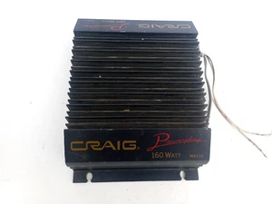 *UNTESTED* CRAIG MA210 POWERPLAY 2 CHANNEL AMPLIFIER CAR STEREO VINTAGE 160 W ^ - Bild 1 von 5
