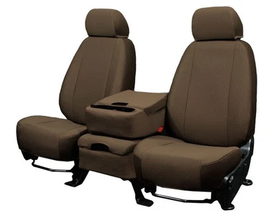 Fundas de asiento de auto CalTrend para Lexus GX470 2003-2009 beige SportsTex delanteras personalizadas Foto 1 de 4