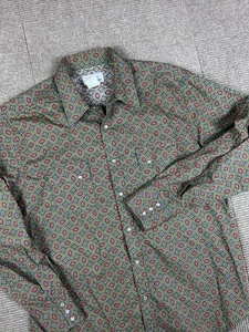 Wrangler George Straight Troubadour Paisley Snap Western Cowboy Rodeo Hemd XL - Bild 1 von 8