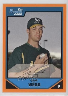 2007 Bowman Prospects Orange /250 Ryan Webb #BP110 - Image 1 of 2