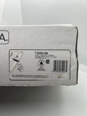 Delta T14293-RB Monitor 14 Series Traditional Shower Trim Venetian Bronze #G1 - Imagem 1 de 4