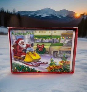 20 Camping World Weihnachtskarten #25718 7,5x5,25" Vintage unbenutzt - Bild 1 von 7
