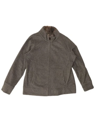 MARKS & SPENCER Womens Fleece Jacket UK 16 Large Grey Polyester DK15 - Image 1 of 4