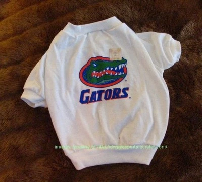 Camiseta de fútbol americano Florida Gators NCAA de algodón para perro talla a elección diseño unisex Foto 1 de 2