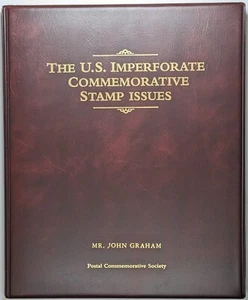 The US Imperforate Commemorative Stamp Issues Lot of 16 in Folder - Picture 1 of 10